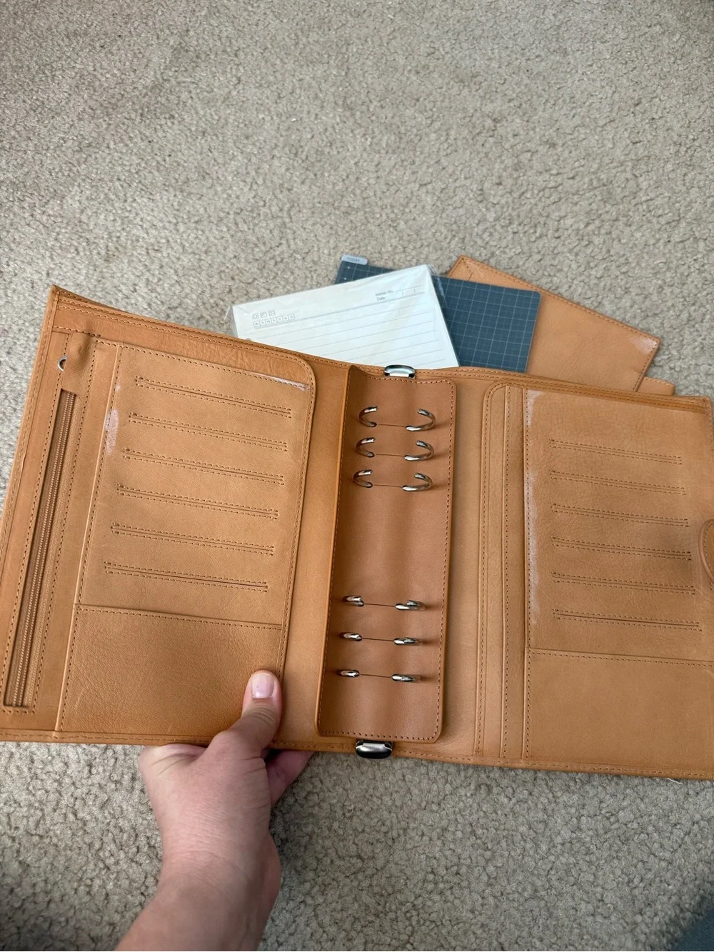 Moterm Luxe Rings Planner - A5 (Vegetable Tanned Leather) - Picture 11 of 14
